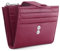 REETEE Portefeuille Femme Petit Format Cuir Véritable Porte Carte de Credit RFID Blocage Porte Monnaie Femmes,Porte Feuilles pour Femme avec 13 emplacements et Petit Zippé Portefeuille (Violet foncé)