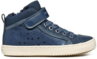 Geox Mädchen J Kalispera Girl I Sneaker, Blau, 32 EU