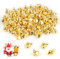100 Stück Glöckchen zum Basteln，Kleine Glöckchen, Rostschutz Mini Glöckchen, Deko Glöckchen，für Schmuck Basteln, Weihnacht Fest Dekoration, Katzenspielzeug，Fest Dekoration，DIY