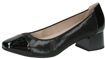 CAPRICE Comfort Damen Pumps Kleiner Absatz Mehrweite H