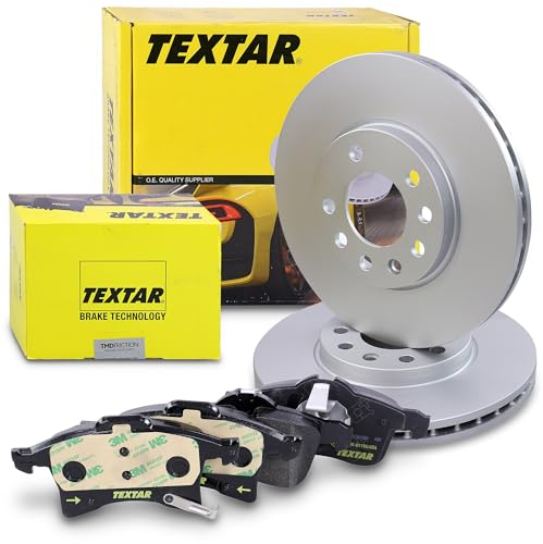 TEXTAR Bremsenset Vorderachse inkl. Bremsscheiben vorne Ø 280 mm innenbelüftet und Bremsbeläge vorne Kompatibel mit CHEVROLET ZAFIRA, OPEL ASTRA G + H, COMBO, CORSA C (X01), MERIVA A + B, ZAFIRA B