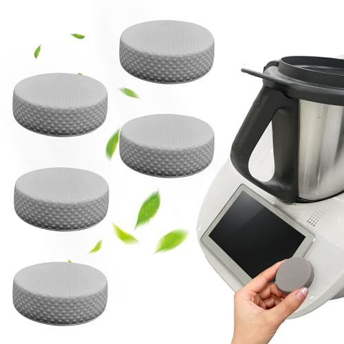 5 piezas de funda de silicona compatible con el interruptor Thermomix TM6, funda protectora de silicona con para TM6 interruptor de robot de cocina protección y decoración