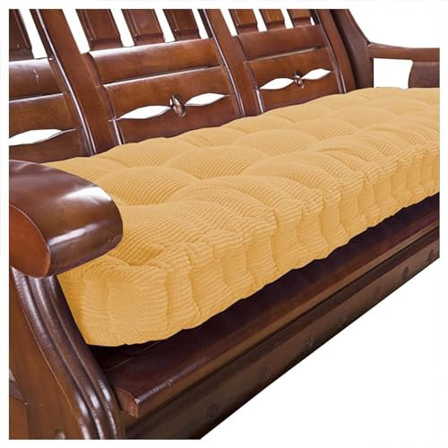 Bankkissen Bankauflage 1/2/3 Sitzer ,90x40/100x40/120x40/150x50/160x40/160x50cm Sitzauflage 10cm Dickes Outdoor Sitzkissen Bank, Rechteckiges Bankpolster, Waschbar Gartenbank Auflage(Color:D,Size:45x4