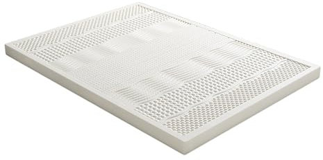 WQZStar Naturlatexmatratze, Schlichtes Design, entspannende Schlafzimmer-Latexmatratze mit Topper, Naturlatex-Matratzenauflage, 10 cm, 120 x 190 cm (10 cm 200 x 220 cm)