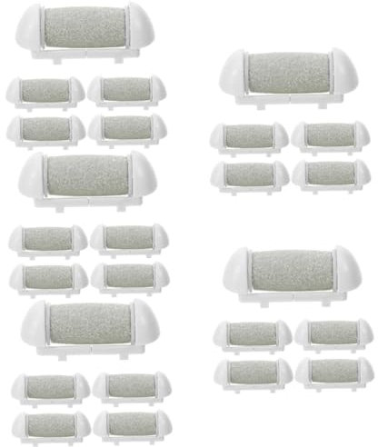 WOONEKY 25pcs Foot Scrub Exfoliator Electric Pedicure Tool Heel Files for Hard Skin Pedicure Supplies