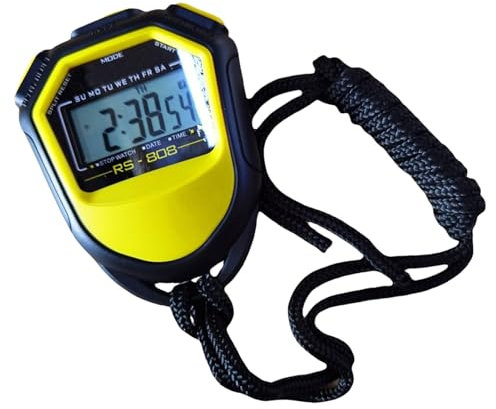 Chronomètre De Sport – Chronomètre Numérique Étanche pour Course À Pied, Football, Course À Pied, Natation, Chronomètre D'entraîneur, Chronomètre Portable Étanche, Chronomètre Numérique D'athlétisme,