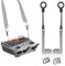 worahroe Gurt Metallbefestigungen für DJI RC 2 RC Pro Fernsteuerung Ergonomische, sichere Halterung für Mini 3 4K 4 Pro 3 Pro Air 3S Mavic 3 Drohnen Stabiler Bildschirmhalter