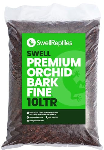 Swell Reptiles | Premium Orchid Bark | Substrate for Reptiles | 10L