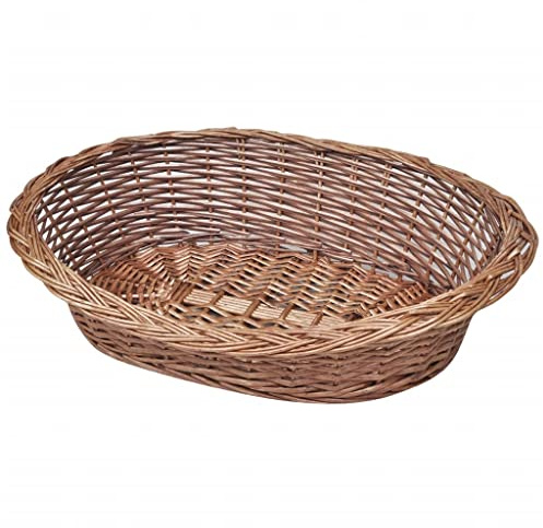 FUDUGEHMIOFWFJJ orthopädisches hundebett,hundekörbchen,Hundebett aus Weide Natur 70 cmAdatto a Tutti i Tipi di cani o Gatti di Piccola e Grande Taglia