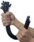 HAN-LBG Thick Cable Ties Heavy Duty 100 Pack, 450mm x 4.8mm Strong Large Zip Ties Black with 22kg Tensile Strength Extra Long Wire Ties Wraps for Awnings Water Pipes Plant Fence