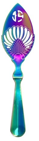 Cucchiaio Da Bar Per Assenzio - Cucchiaio Per Fontana Per Liquore In Acciaio Inossidabile, Cucchiaio Per Fontana Da Cocktail Dal Design Cavo, Filtro Per Cucchiaio D'acqua Per Assenzio, Cucchiaio D'acq