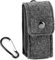 Geekria Felt Case Cover Compatible with Skullcandy Dime 3/2, Sony WF-C510 True Wireless Earbuds, Earphones Skin Cover, Protective Carrying Case with Keychain Hook, Portable, Shockproof