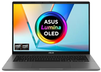 ASUS Vivobook S 14 OLED M3407HA Laptop | 14.0 WUXGA OLED Screen | CoPilot+ PC | AMD Ryzen AI 7 350 8-Core Processor | 32GB RAM | 1TB PCIe SSD | Windows 11