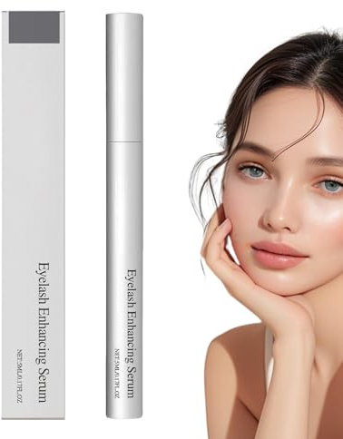 Lash Growth, 3 ml Eyelash Growth Liquid, 0,51 x 3,54 Inches Lengthening and Volumizing Primer, Eye Brow Booster for Long Term Use, Night, Sensitive Skin, Travel Friendly