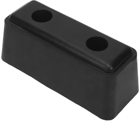 ANGGREK Rubber Bumper Pads Rubber Dock Bumper Block 1Pc High Strength Reinforced Easy Installation Universal Compatibility for Trailer RV Ramp Door Truck Marine Boat Dock