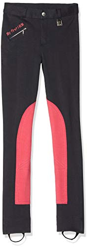 HKM My first Mädchen Kniebesatz dunkelblau/dunkelpink 104, dunkelblau/pink