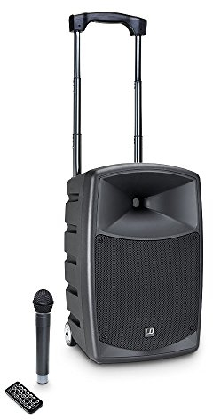 LD Systems ROADBUDDY 10 - Altavoz Bluetooth alimentado por batería, con mezclador y micrófono inalámbrico