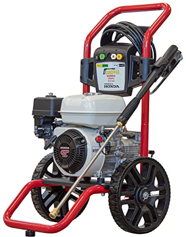 ✦ Hidrolimpiadora de Gasolina Honda GP 160-2900 PSI ✦ 163cc con Potencia de Alta presión Jet Hidrolimpiadora Profesional W2900HA portátil Limpiadora para Autos y Patios Rojo