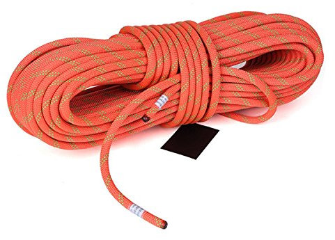 Dometool UK Climbing Auxiliary Rope Static Rope Safety Rescue Rope Diameter 10mm,(Orange Length:20Meter)