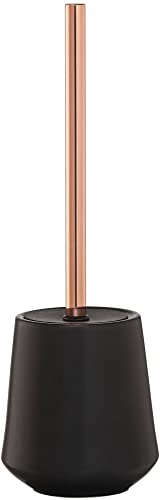 Sealskin Conical, Porte-brosse de toilette, Porcelaine, Noir