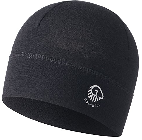 GIESSWEIN Mütze Gamsstein - Sportmütze aus 100% Merino Wolle, Damen & Herren Bike Cap, Sports skull merino beanie, Leicht, dünn, bequem & helmkompatibel, Helm Unterziehmütze