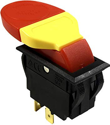 HQRP On-Off Paddle Switch Compatible with Sears Craftsman 137 Series Table Saw & Drill Press 0LWG 27A1 0LWC 0LVW, UL Listed