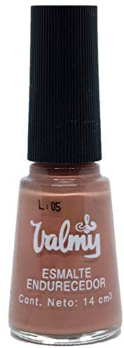 VALMY Esmalte de Uñas Secado Rápido, Brillo y Duración de Hasta 7 Días - Manicura Profesional 7 Free - Tonos Naranja y Marrón - 14 ml - Color #236 Caramel Macchiato