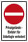 Schild - Verbot der Einfahrt - Privatgelände - Einfahrt für Unbefugte verboten – 30x20cm mit Bohrlöchern | stabile 3mm starke PVC Hartschaumplatte – S00358-013-A +++ in 20 Varianten erhältlich