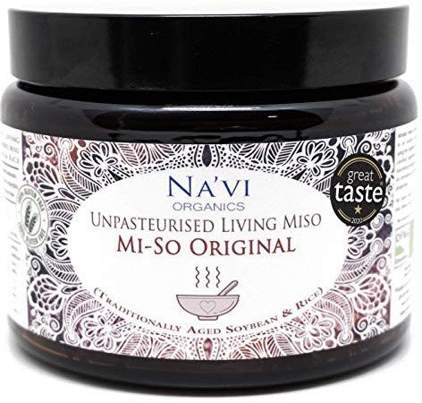 Organic Traditionally Aged Rice & Soy Miso - Unpasteurised & Alive! (500g)