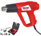 WALTER Heißluftpistole 2000 W, 2 Stufen, 350°C bis 550°C, robuster Aufbewahrungskoffer, Zubehör-Set, vielseitig einsetzbar, Erhitzen, Basteln, Anzünden, Folieren oder Entfernen von Aufklebern