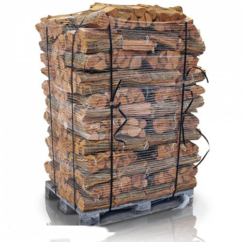 Hamann Mercatus GmbH Kaminholz in 12,5 dm³ Netz volle Palette 72 Netze - schönes Flammenbild & hoher Heizwert