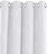 Deconovo Thermal Insulated Eyelet Blackout Curtains, Silver Wave Line Foil Printed Curtains for Living Room Windows, 46 x 90 Inch(Width x Length), Silver Grey, one pair