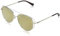 Ted Baker Sunglasses Damen Runa Sonnenbrille, Silber, 56/16-140