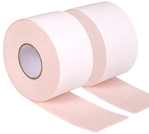 Moleskin für Füße und Blasen – Blasenband Prävention – Hohe Qualität Langlebig Moleskin (2er Pack), 2 Kleberollen; 100% Baumwolle, 5,1 cm x 4,8 m