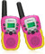 Retevis RA618 Walkie Talkies Kinderspielzeug für 6-12 Jahre Mädchen und Jungen Langstrecken 8 Kanäle VOX Taschenlampe 10 Ruftöne Geschenke Wandern Radfahren Abenteuer (Rosa, 1 Paar)