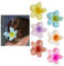 Yocuzee 6 Stück Blumen Haarspangen, niedliche Acryl-Haarklammern für Frauen, große Haarklammer für dickes Haar, starker Halt, Haarspange für Frauen, Mädchen, Geschenke