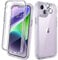 Diaclara Designed for iPhone 14 Case, Full Body Rugged Case with Built-in Touch Sensitive Anti-Scratch Screen Protector, with Camera Lens Protector for iPhone 14 6.1 (Clear Glitter)