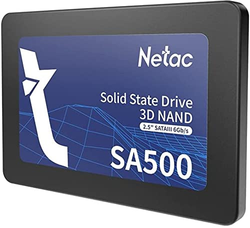 Netac 256GB SA500 SSD, 2.5, SATA3, 3D TLC NAND, R/W 520/450 MB/s, 7mm