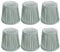 Alvinlite Kronleuchterschirme Lampenschirme Set von 6, kleine Lampenabdeckung Glocke Lampenschirme Grün UNO Fitter Modern für Hängelampe Tischlampe Stehlampe Ersatz