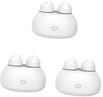 Healeved 3pcs Cleaning Case for Contacts Lens Auto Lens Cleaning Machine White Remover Tool Lens Users