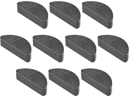 VGOL 10pcs Woodruff Key 15 x 4 x 6mm Lawnmower Spare Part Compatible with Mountfield Compatible with Stiga Compatible with Honda Metal Woodruff Key