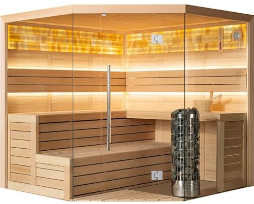 AWT Sauna E1621XL Hemlock/250x250/9kW Cilindro