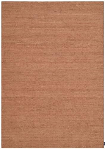Teppich aus 100% Jute; handgefertigt | Größe: 130 x 190 cm; Farbe: Koralle | Tom Tailor - Forest