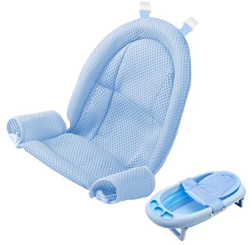 Asiento de Baño para Bebé, Malla de Ducha para Recién Nacido Malla de Ducha para Ajustable Cómodo Asiento de Bañera, Cómodo Asiento de Bañera Antideslizante