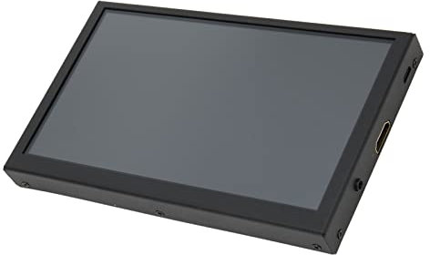 Gigicial 7 Inch Portable Monitor External Display IPS Small Hd Mi Monitor Metal Shell 1024x600 for Raspberry Pi 4 3 2 Compatible for Ubuntu, Retro Pi, Debian, PC, Laptop, TV, Etc (Non-Touch)