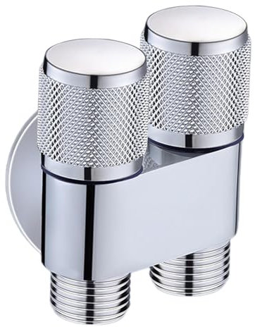 Kuntesetty Válvula de Control para Lavadora Y Fregadero, PLATA