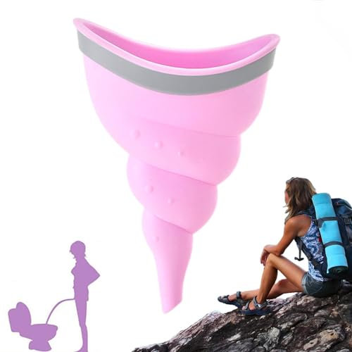 Orinatoio Femminile, a Forma di Conchiglia, da Donna, in Piedi Fino a pipì, Imbuto, Riutilizzabile, Dispositivo per minzione Femminile, coppette per urina, Portatile, per attività all'aperto e