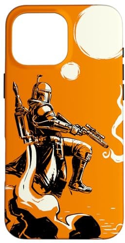 iPhone 16 Pro Max Star Wars The Book of Boba Fett Tatooine Orange Case