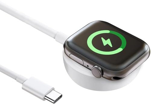 Debbeny Caricatore Cavo per Apple Watch, [Certificato MFI] Orologi Caricatore Wireless Magnetico per iWatch Serie Ultra/9/8/7/6/SE/SE2/5/4/3/2/1 (1M)