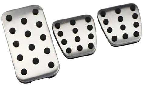 TQABADQ Edelstahl Auto Pedale Gas Bremse Kupplung Pedal Abdeckung Teile Zubehör, Für Honda Civic CRV Jade Accord Elysion Odyssey